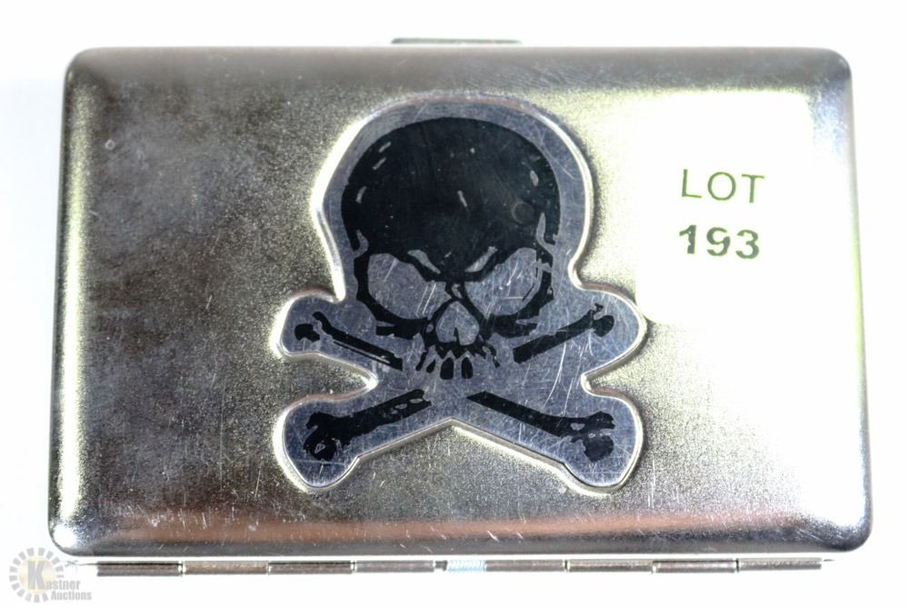 SKULL CIGARETTE CASE