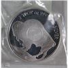 Image 1 : ONE TROY OUNCE SILVER COIN BUFFALO