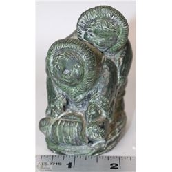 "THE WOLF ORIGINALS" SOAP STONE CARVING