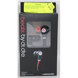 REPLICA BEATS BY DR DRE EARBUDS (BLACK)