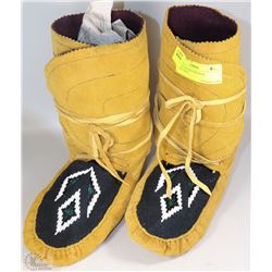 NATIVE BEADED HIGHTOP MOCCASINS