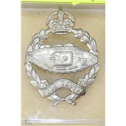 WWII TANK REGIMENT CAP BADGE