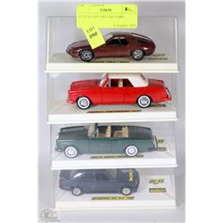 FOUR SOLIDO DIE CAST CARS