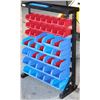 Image 1 : SHOP HARDWARE ORGANIZER STAND WITH BINS