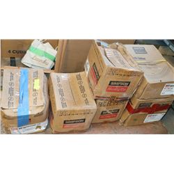 PALLET WITH FOUR BOXES OF HURRICANE TIES & THREE