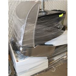 PALLET OF OVER THE RANGE HOOD FANS, SOME NEW
