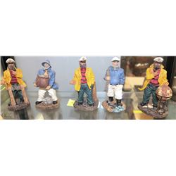 COLLECTION OF SAILOR FIGURES