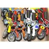 Image 1 : FLAT WITH SEVEN DIE CAST MOTOCROSS BIKES