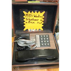 1970'S  NORTHERN TELECOM PHONE IN A BOX - WORKING