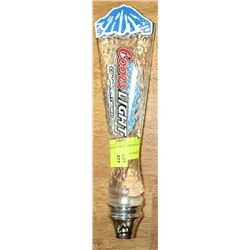 COORS LIGHT COLD CERTIFIED BEER TAP