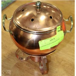 COPPER POTPOURRI BURNER