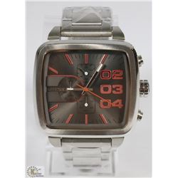 NEW DIESEL JUMBO 49MM TRIPLE CHRONOGRAPH S/S WATCH