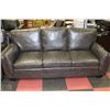 Image 2 : CYRUS CHARCOAL LEATHERETTE  SOFA WITH