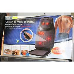 HOMEMEDICS TOTAL COVERAGE SHIATSU CUSHION WITH