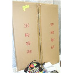 SMALL LED MENU BOARD WITH COLOR MARKERS AND PLUG