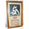 Image 1 : 1933 FRAMED CALENDAR 18"X30"