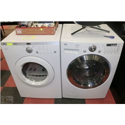 LG TROMM FRONTLOAD WASHER+FRONTLOAD DRYER SET