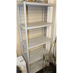 5 TIER PLASTIC SHELF 15" X 28" X 68"