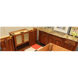HIGH END CABINETRY WITH GRANITE TOP