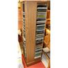 Image 1 : CD STAND WITH CD'S 12"X12"X41"H