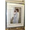 Image 1 : FRAMED MATTED PICTURE MOTHER AND CHILD