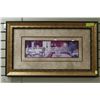Image 1 : SET OF FRAMED DECORATIVE HOUSE ROOM SCENES