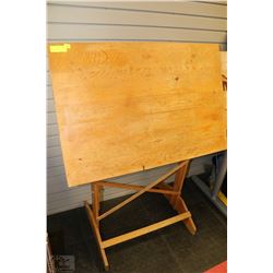SOLID WOOD DRAFTING ADJUSTABLE TABLE