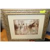Image 1 : FRAMED PICTURE OF A BALLERINA IN BALLET STUDIO