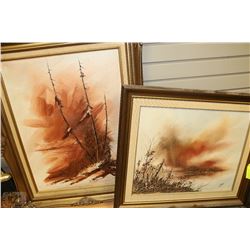 2 ESTATE FRAMED PICTURES