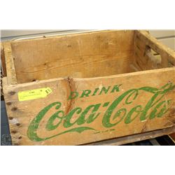 1963 DRINK COCA-COLA WOODEN CRATE