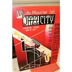 duMAURIER LTD. JAZZ CITY POSTER SIGN