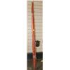 Image 1 : 2 BAMBOO FISHING POLES AND 1 SALMON ROD WITH