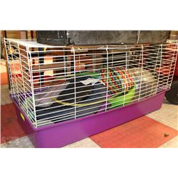 ANIMAL CAGE WITH ACCESSORIES
