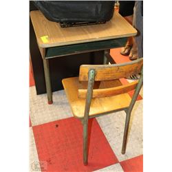 VINTAGE SCHOOL DESK