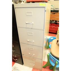 4 DRAWER FILING CABINET ON CHOICE (WHITE)