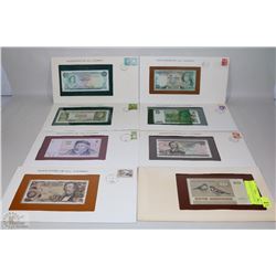8 PCS BANKNOTE OF ALL NATIONS