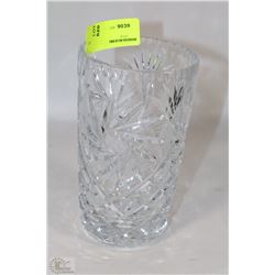 PINWHEEL CRYSTAL VASE