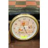 Image 1 : WINNIE THE POOH WALL CLOCK & STAND,
