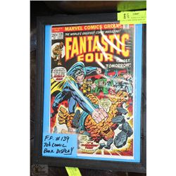 FANTASTIC FOUR #139 TWENTY CENT COMIC BOOK DISPLAY