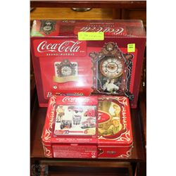 UNOPENED TWO 3-D COCA COLA PUZZLES