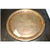 Image 1 : COPPER JOHNNY WALKER WHISKEY PLATE