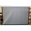Image 1 : WHITE PROJECTOR SCREEN - 5 FT 2 IN. LONG