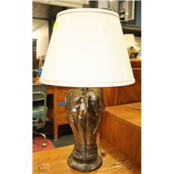 BRASS ELEPHANT TABLE LAMP