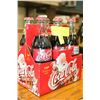 Image 1 : CASE OF 1999 CHRISTMAS COCA COLA GLASS BOTTLES