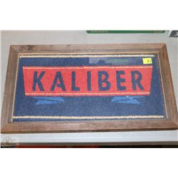KALIBER VINTAGE FRAMED TOBBACO SIGN