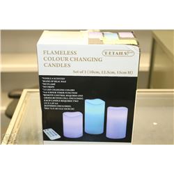 3 PACK COLOR CHANGING CANDLES