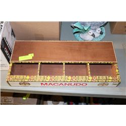 MACANUDO COLLECTABLE CIGAR BOX