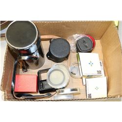 80-220 ZOOM LENS WITH TWO SMALL LENSES ETC.