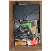 Image 1 : BOX FILLED WITH HOUSEHOLD MISC. INCLUDING
