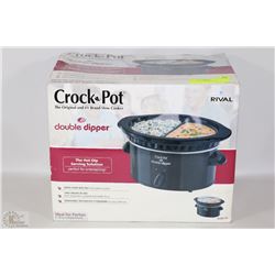 DOUBLE DIPPER CROCK POT